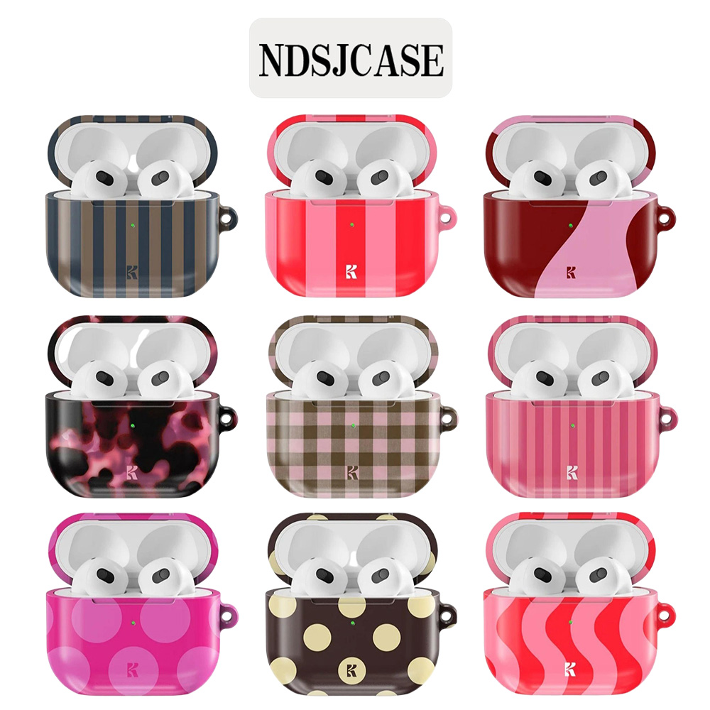 Headphone Case Hard - Roze Party Oxford Stootvaste Beschermende Glansrijke