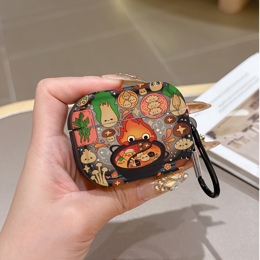 Headphone Case Hard - Leuke Cartoon Hot Pot Beschermhoes voor