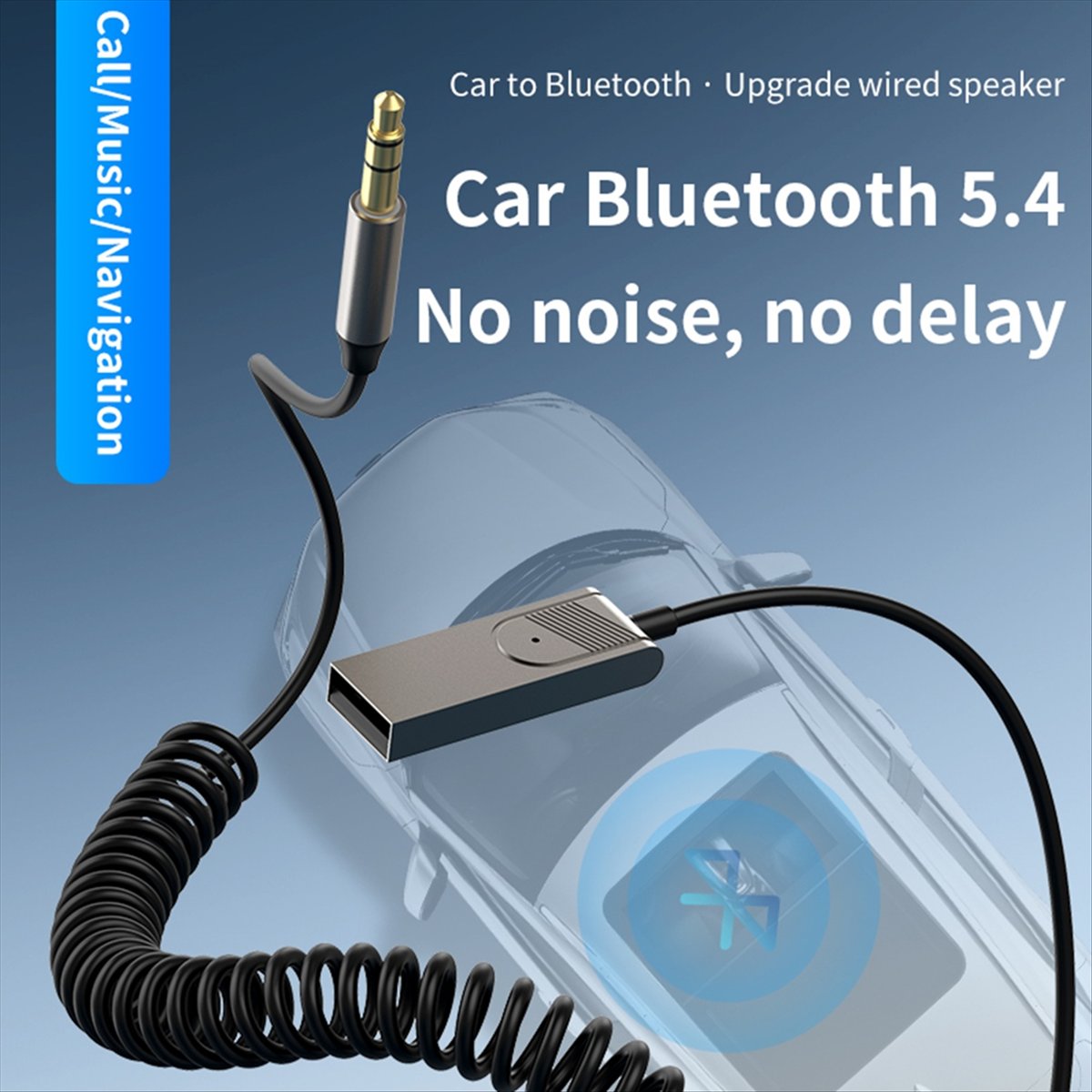 A85P AUX Auto Bluetooth 5.4 On - Bluetooth Adapter Receiver recensie en prijs