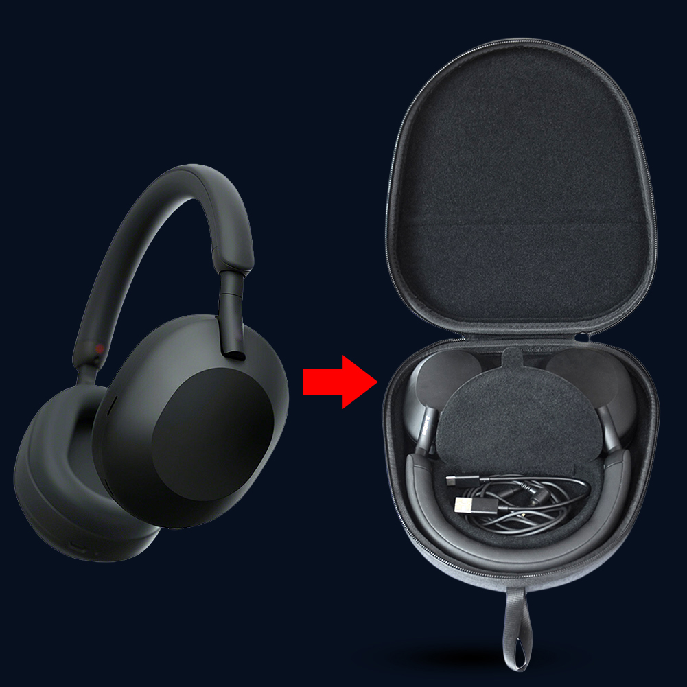 Harde draagtas Schokbestendige - Headphone Case Hard recensie en prijs